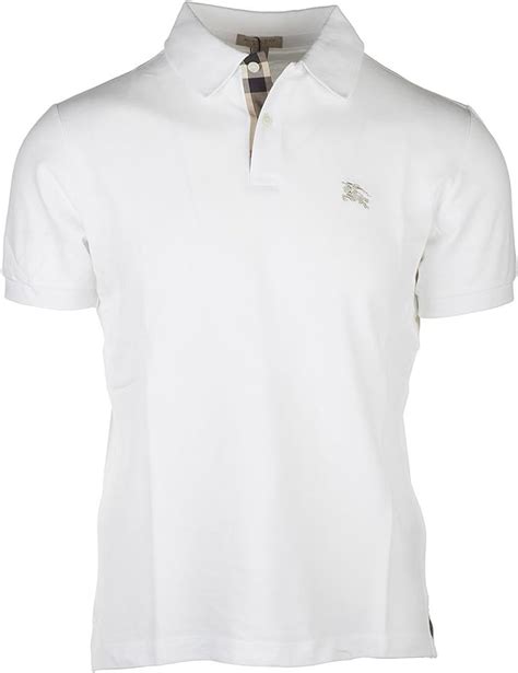 polo burberry uomo bianca|t shirt burberry uomo.